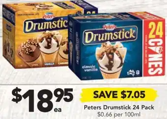 Drakes Peters Drumstick 24 Pack offer