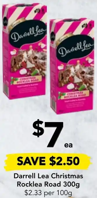 Drakes Darrell Lea Christmas Rocklea Road 300g offer