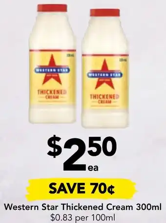 Drakes Western Star Thickened Cream 300ml offer