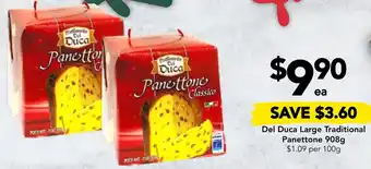 Drakes Del Duca Large Traditional Panettone 908g offer