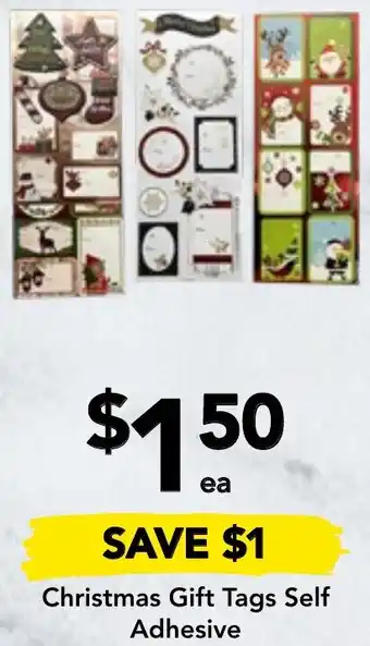 Drakes Christmas Gift Tags Self Adhesive offer