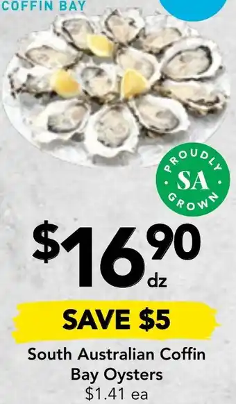 Drakes South Australian Coffin Bay Oysters offer