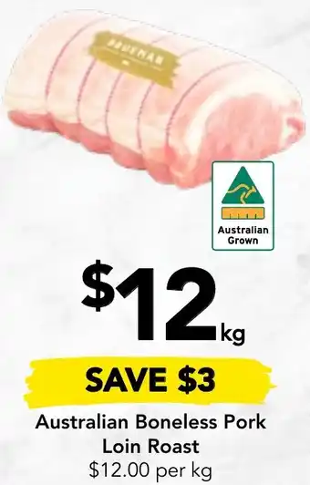 Drakes Australian Boneless Pork Loin Roast offer
