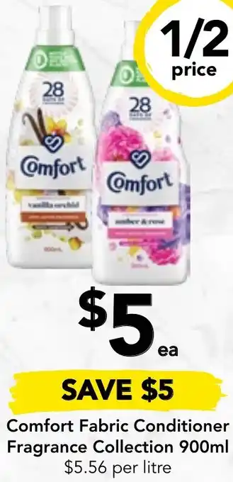 Drakes Comfort Fabric Conditioner Fragrance Collection 900ml offer