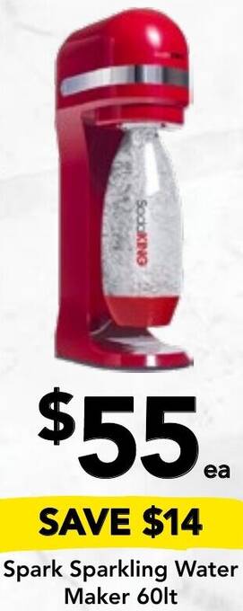 Drakes Spark Sparkling Water Maker 60lt offer