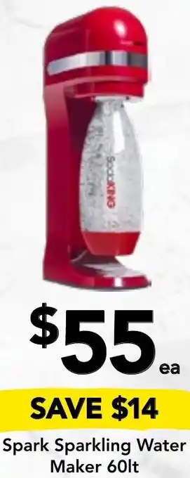 Drakes Spark Sparkling Water Maker 60lt offer