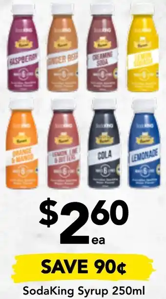 Drakes SodaKing Syrup 250ml offer