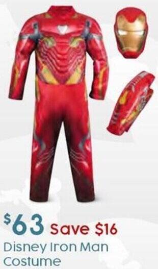 Target Disney Iron Man Costume offer