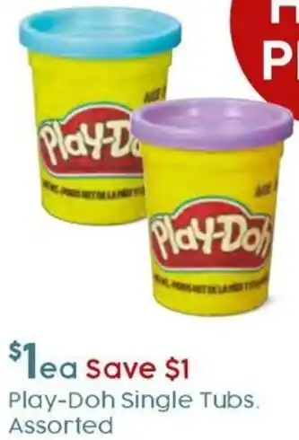 Target Play-Doh Single Tubs offer