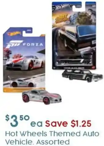 Hot Wheels Themed Auto Vehicle