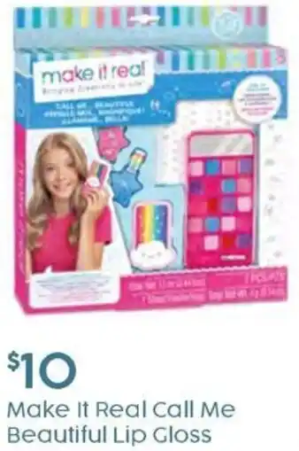 Target Make It Real Call Me Beautiful Lip Gloss offer