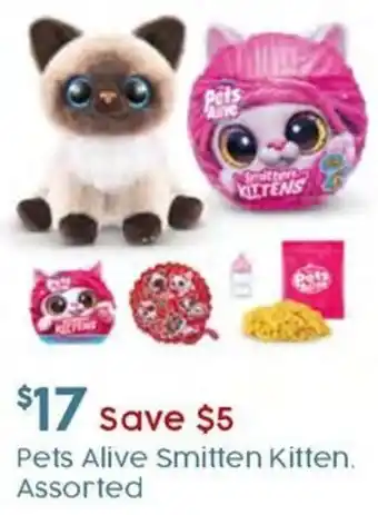 Target Pets Alive Smitten Kitten offer