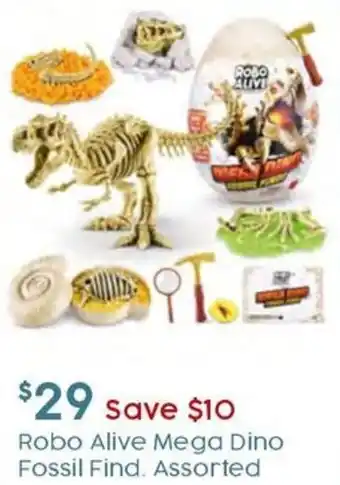 Target Robo Alive Mega Dino Fossil Find offer