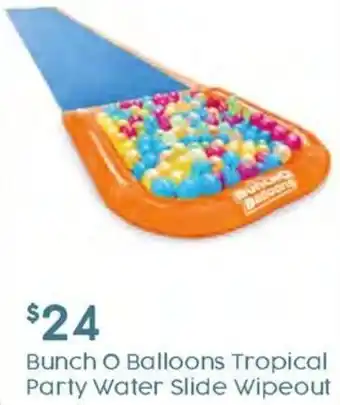 Target Bunch O Balloons Tropical Party Water Slide Wipeout offer