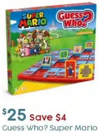 Target Guess Who? Super Mario offer