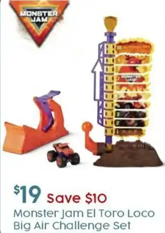 Target Monster Jam El Toro Loco Big Air Challenge Set offer