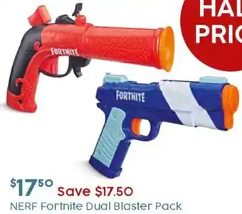 Target NERF Fortnite Dual Blaster Pack offer