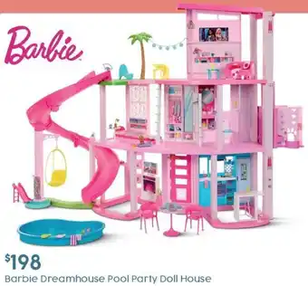 Target Barbie Dreamhouse Pool Party Doll House offer