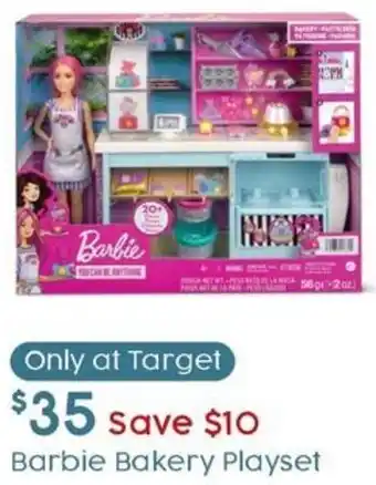 Barbie Bakery Playset