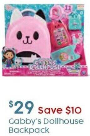 Target Gabby's Dollhouse Backpack offer