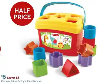 Target Fisher-Price Baby's First Blocks offer
