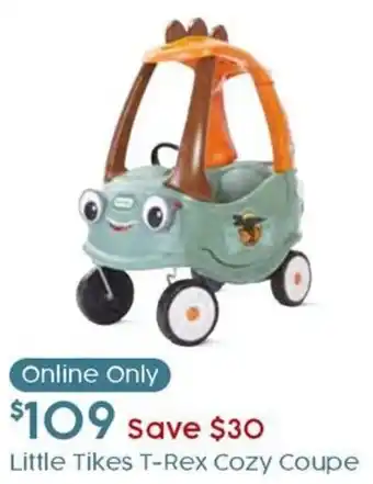 Target Little Tikes T-Rex Cozy Coupe offer