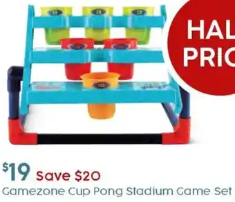 Target Gamezone Cup Pong Stadium Game Set offer