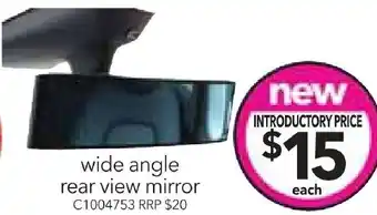 Cheap as Chips wide angle rear view mirror offer