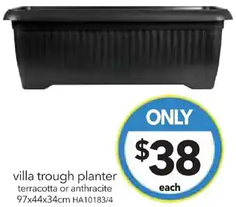 Cheap as Chips villa trough planter offer
