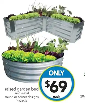 Cheap as Chips raised garden bed offer