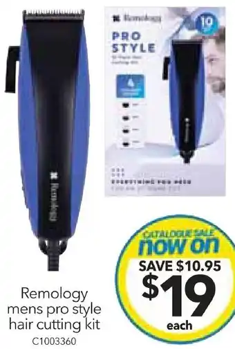 Remology mens pro style hair cutting kit
