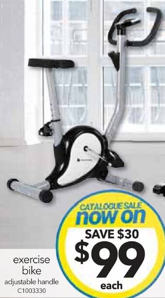 Cheap as Chips exercise bike offer