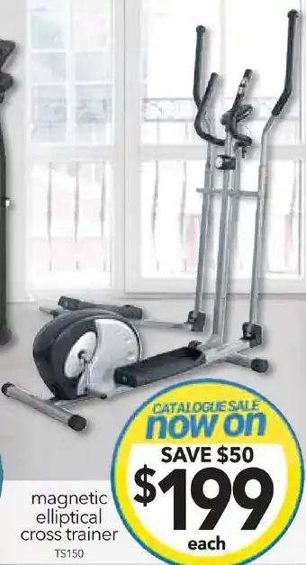 Cheap as Chips magnetic elliptical cross trainer offer