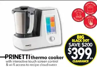 Cheap as Chips PRINETTI thermo cooker offer