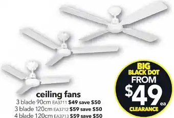 ceiling fans