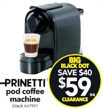 pod coffee machine