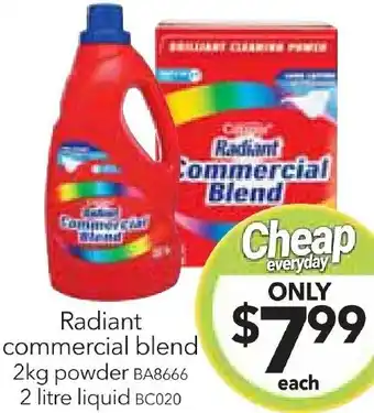 Cheap as Chips Radiant Commercial Blend offer