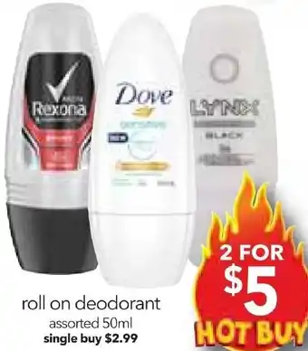 roll on deodorant
