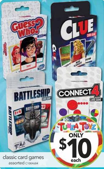Cheap as Chips classic card games offer