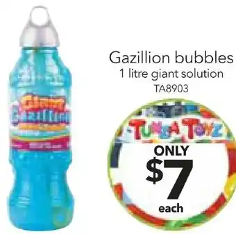 Gazillion bubbles