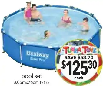 Cheap as Chips pool set offer
