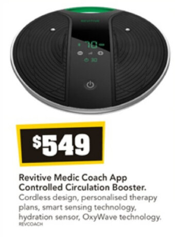 Harvey Norman Revitive Medic Coach App Controlled Circulation Booster offer
