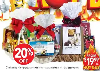 Cheap as Chips Christmas Hampers offer
