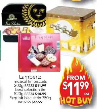 Cheap as Chips Lambertz offer