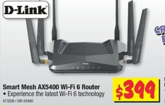 JB Hi-Fi Smart Mesh AX5400 Wi-Fi 6 Router offer