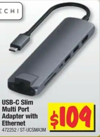 JB Hi-Fi Satechi USB-C Slim Multi-Port Adapter with Ethernet offer