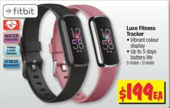 JB Hi-Fi Fitbit Luxe Fitness Tracker offer