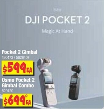 JB Hi-Fi DJI Pocket 2 Gimbal offer