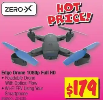 JB Hi-Fi Zero-X Edge Drone 1080P Full HD offer