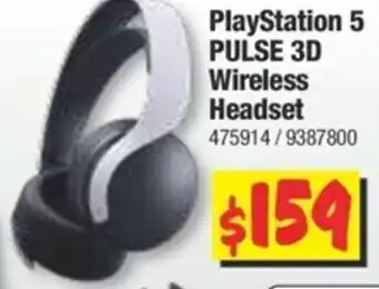 JB Hi-Fi Playstation 5 Pulse 3D Wireless Headset offer